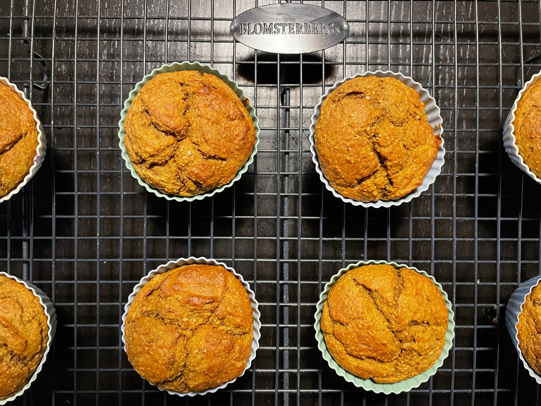Muffins med søde kartofler