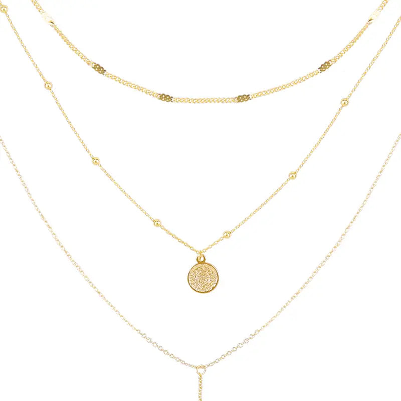 Halskæde - Layering Coin
