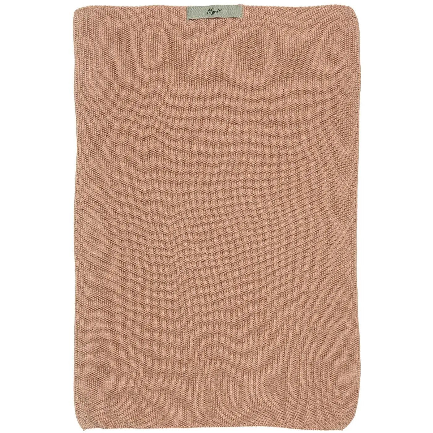 Håndklæde Mynte faded rose strikket