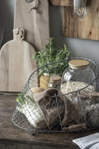 Håndklæde Mynte honning strikket