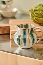 Kande m/hank Kalmar brede støvblå striber