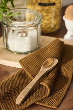 Karklud Mynte cognac strikket