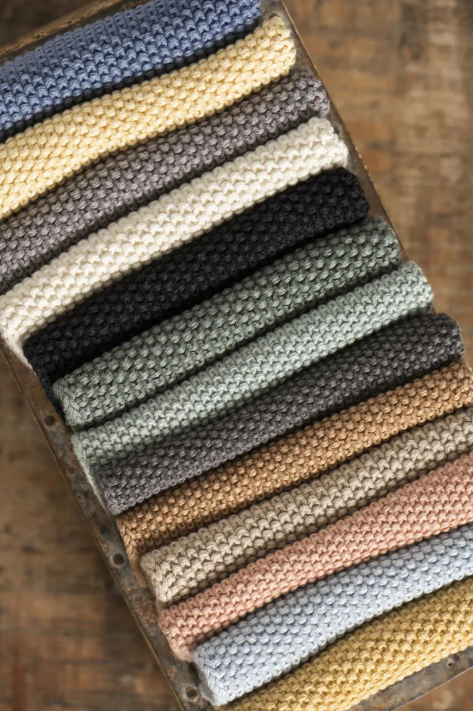 Karklud Mynte honning strikket