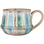 Krus m/hank Kalmar brede støvblå striber