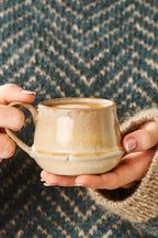 Krus m/hank Kalmar lysebrun glasur
