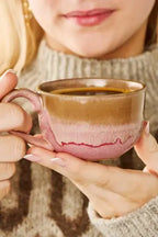 Krus m/hank Trosa lysebrun og sart rosa