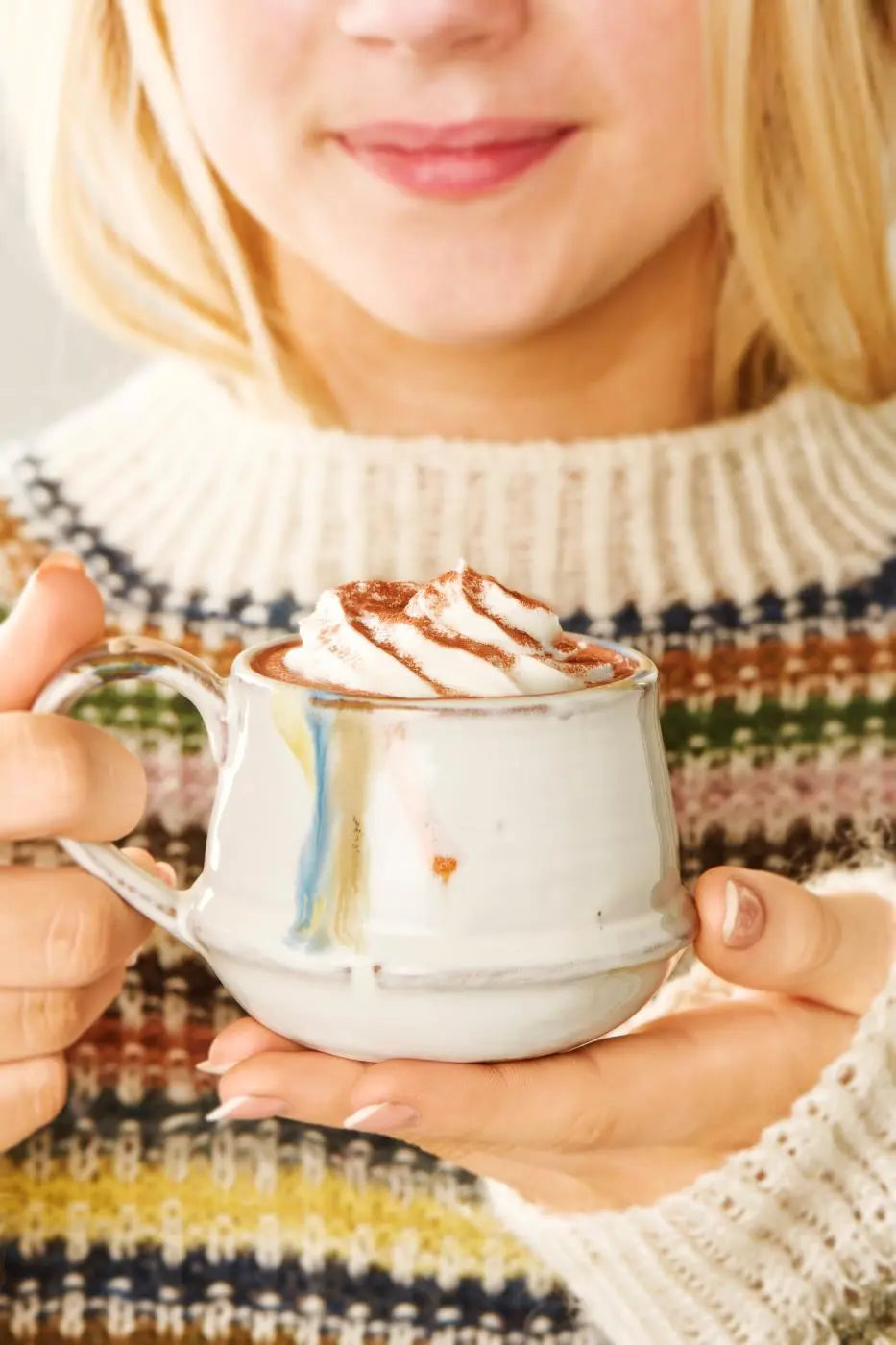 Krus m/hank Kalmar flerfarvede striber