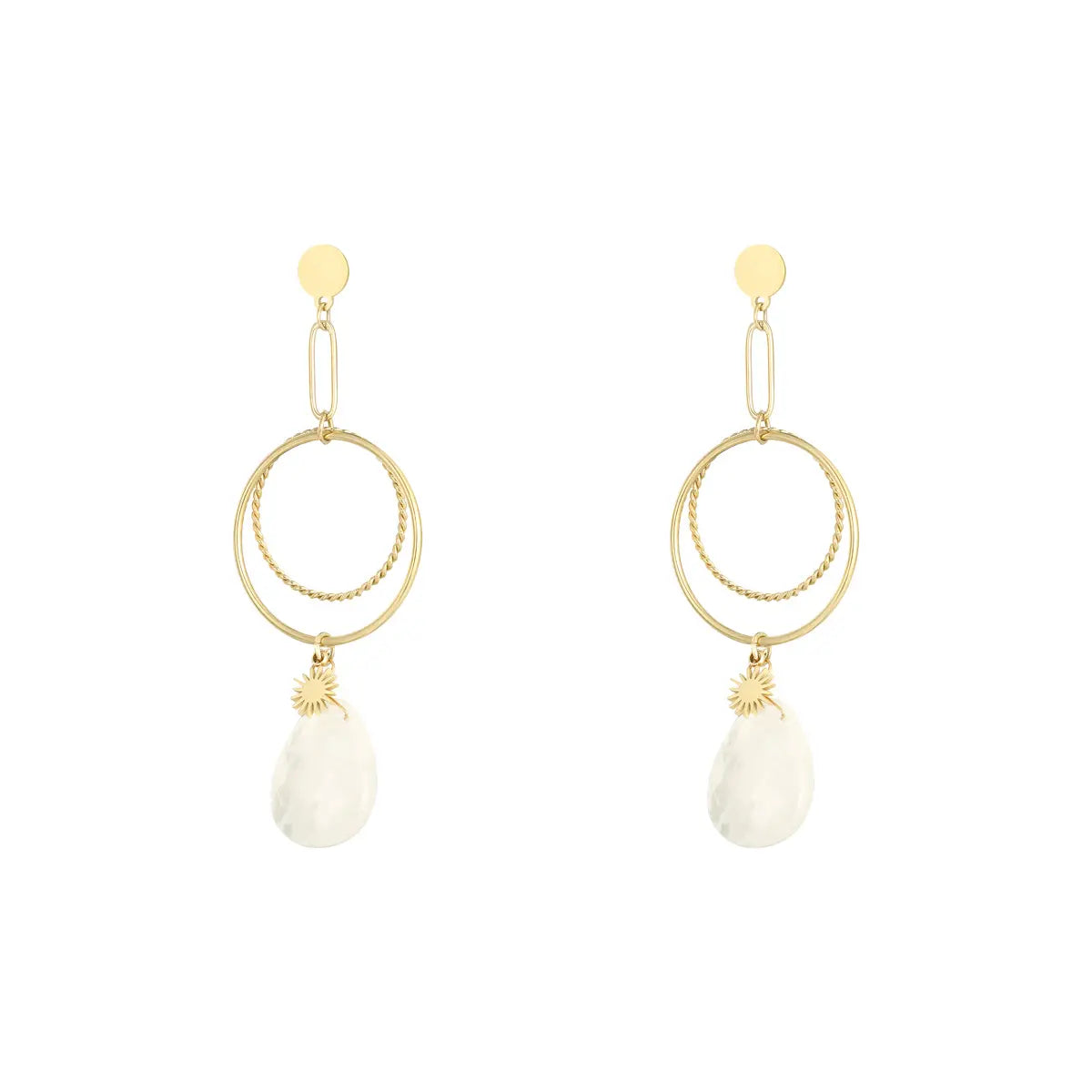 Øreringe - Circle Drop
