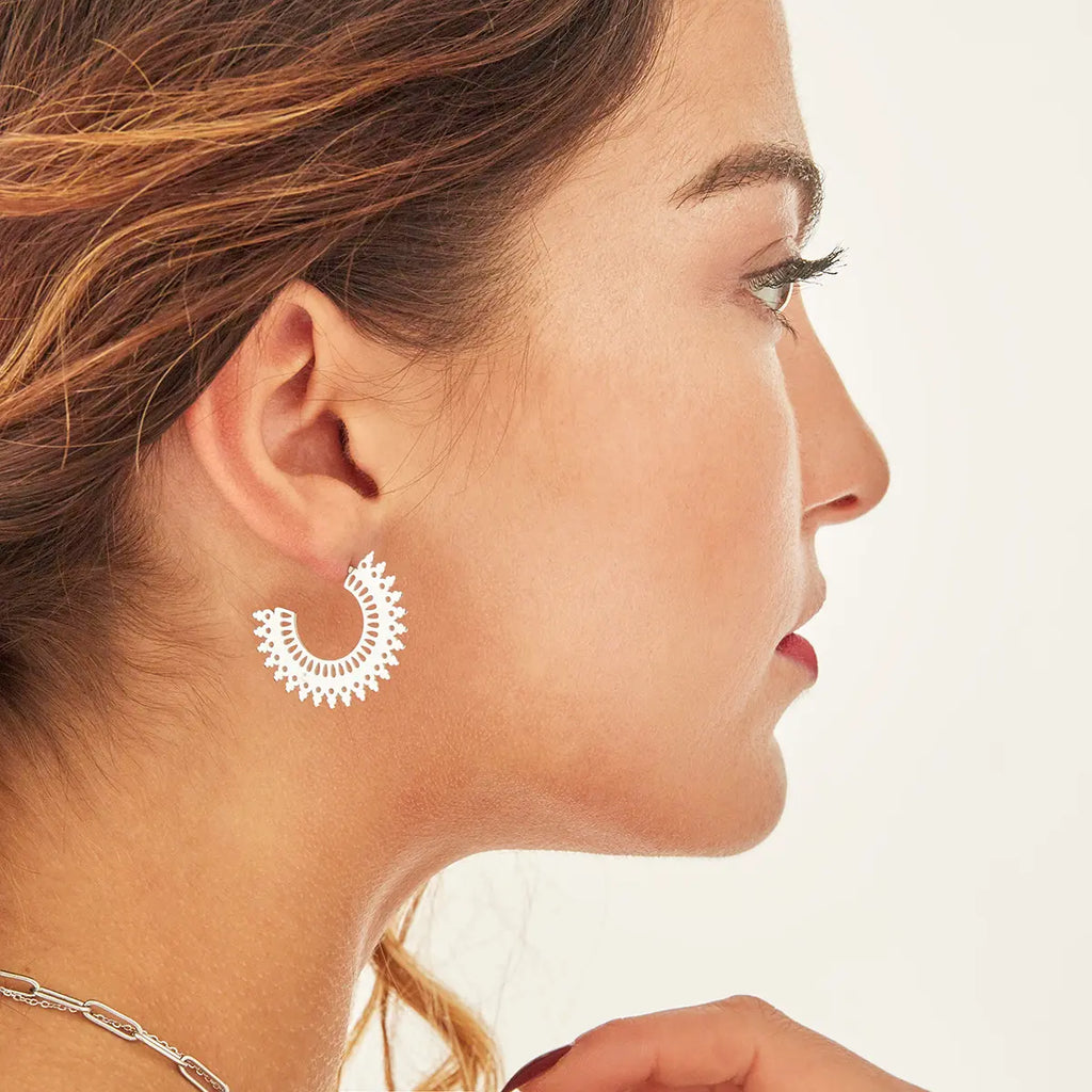 Øreringe - Silver Morningstar